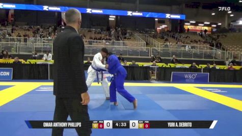Yuri A. DeBrito vs Omar Anthony Phillips 2025 Pan Jiu Jitsu IBJJF Championship