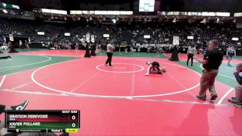 108 lbs 5th Place Match - Xavier Pollard, LOU2 vs Grayson Debevoise, MIRA