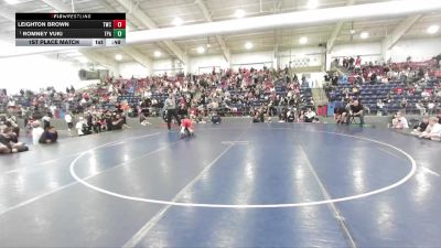 68+ 1st Place Match - Romney Vuki, Team Pride Academy vs Leighton Brown, Talons Wrestling Club