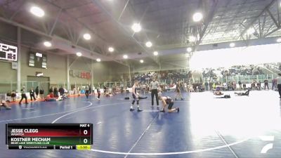 112 lbs Cons. Round 1 - Kostner Mecham, Bear Lake Wrestling Club vs Jesse Clegg, Wasatch