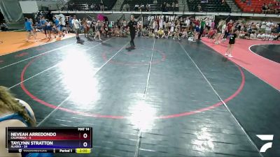 140 lbs Placement Matches (8 Team) - Lailana Moultrie, California vs HAILEY WORDEN, Alaska