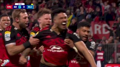 Leicester Fainga'anuku Scores A World Class Individual Try In The Super Rugby Semi-Final