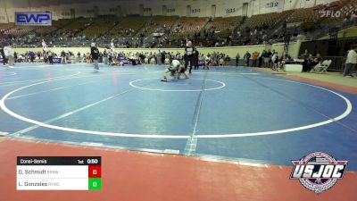 90 lbs Consolation - Graham Schmidt, Brawlers vs Luke Gonzales, Randall Youth Wrestling Club