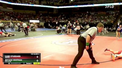 144 Class 2 lbs Quarterfinal - Gabe Studdard, Odessa vs Bryson Whitman, Hollister