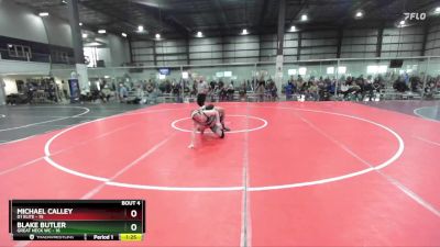 144 lbs Round 2 (4 Team) - Blake Butler, GREAT NECK WC vs Michael Calley, D1 ELITE