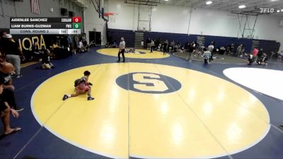 56 lbs Cons. Round 3 - Aidenlee Sanchez, 5th St Bar & Grill WC vs Liam Burns-Guzman, Pounders Wrestling Club