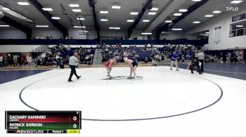 184 lbs Cons. Round 3 - Zachary Kaminski, Liberty vs Patrick Gordon, Wilkes