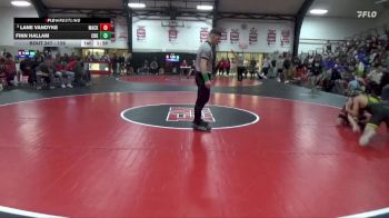 126 lbs Round 3 - Lane VanDyke, Mackinaw vs Finn Hallam, CR Kennedy