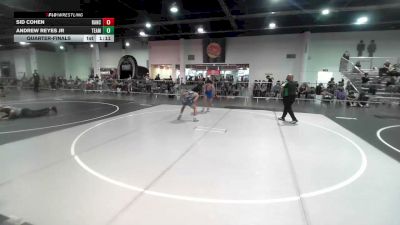 120 lbs Quarterfinal - Sid Cohen, Rancho Bernardo WC vs Andrew Reyes Jr, Team Thunder