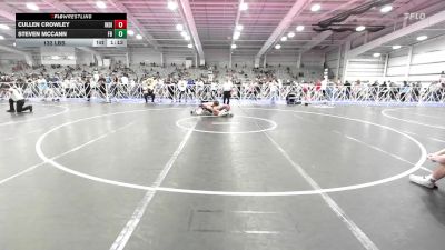 132 lbs Rr Rnd 2 - Cullen Crowley, Indiana Outlaws Yellow vs Steven McCann, Flickr Boyz Aces