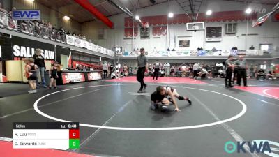 52 lbs Rr Rnd 1 - Rayce Luu, Pocola Youth Wrestling vs Owen Edwards, Runestone