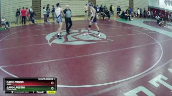 132 lbs Champ. Round 1 - Gavin Austin, Centennial vs David Wood, Basic