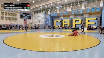 215 lbs Cons. Round 1 - Maxx Bryan, Laurel H S vs Christopher Johnson, Charter School Of Wilmington