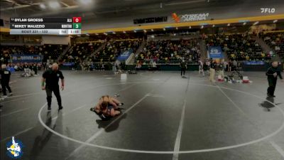 132 lbs Champ. Round 2 - Dylan Groess, Albert Lea Area vs Mikey Malizzio, Lombard (Montini)