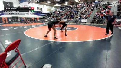 175 lbs Champ. Round 2 - Shawki Hubbard, Canyon Springs vs Izaac Esparza, Paloma Valley