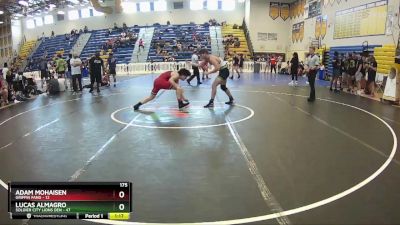 175 lbs Round 1 (8 Team) - Adam Mohaisen, Griffin Fang vs Lucas Almagro, Soldier City Lions Den