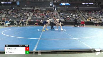 195 lbs Semifinal - Kaden McConnell, Center Grove vs John Purdy, Castle