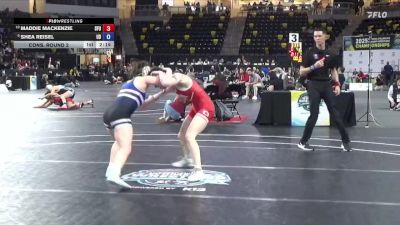 117 lbs Cons. Round 2 - Maddie Mackenzie, Simon Fraser University vs Shea Reisel, Dubuque