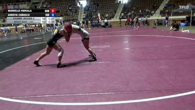 131 lbs Champ. Round 2 - Jordyn Chrisco, Life University vs Marielle Hirkala, Randolph