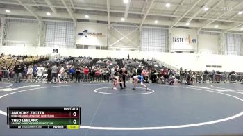 81 lbs Cons. Semi - Theo LeBlanc, Salem Cambridge Wrestling Club vs Anthony Trotta, Long Beach Gladiators Wrestling