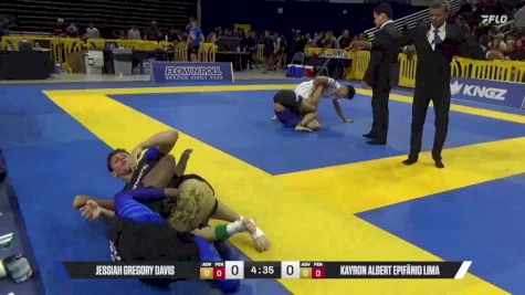 Kayron Albert Epifânio Lima vs Jessiah Gregory Davis 2025 Pan IBJJF Jiu-Jitsu No-Gi Championship