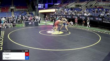 195 lbs Cons 16 #1 - Grant Cook, Wisconsin vs Leimana Fager, Utah