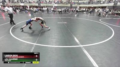 65 lbs Quarterfinal - Landon Skog, Sarbacker Wrestling Academy vs Levi Gauerke, Wisconsin