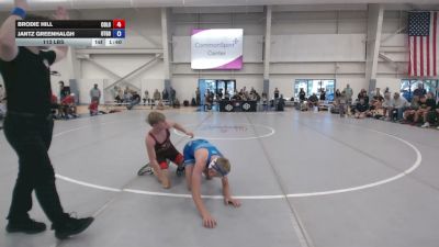 113 lbs Brodie Hill, Colorado vs Jantz Greenhalgh, Utah Gold