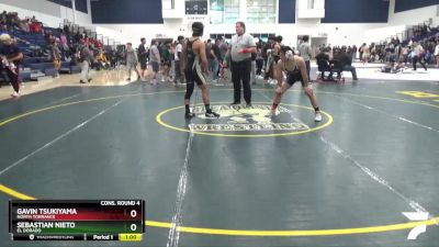 144 lbs Cons. Round 4 - Gavin Tsukiyama, North Torrance vs Sebastian Nieto, El Dorado