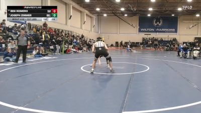 157 lbs Consolation - Ben Romero, Xavier vs Joseph Zimmer, Hall