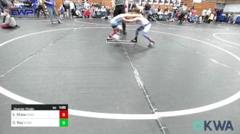 60 lbs Quarterfinal - Ezra Shaw, D3 Wrestling Cluib vs Daxton Ray, Division Bell Wrestling