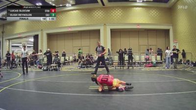 86 lbs Final - Lucas Slocum, Stout Wrestling Academy vs Eligh Reynolds, California Grapplers