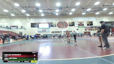 100 lbs Cons. Round 3 - Keili Beltran, Burley vs Taylor Schwartz, Boise