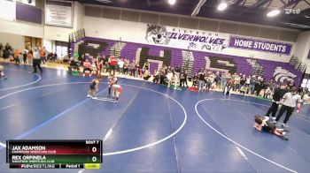 49 lbs Quarterfinal - Jax Adamson, Champions Wrestling Club vs Rex Orpinela, Shootbox Wrestling Club