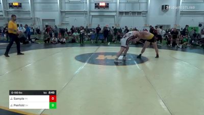 O-190 lbs Semifinal - Jared Sample, PA vs John Penfold, OH