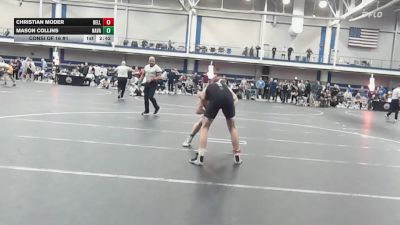 165 lbs Consi Of 16 #1 - Christian Moder, Bellarmine vs Mason Collins, Naval Academy