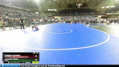 92 lbs Cons. Round 2 - Nathan Muma, NWWC vs Torben Sommer, Anacortes Hawkeyes Wrestling Club