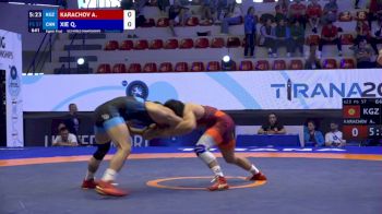 57 kg 1/8 Final - Abdymalik Karachov, Kyrgyzstan vs Qingkan Xie, China