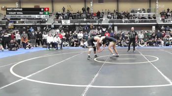 165 lbs Final - Matt Pappas, Bishop Hendricken vs Colby Vital, Ponaganset