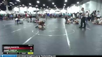 88 lbs Round 3 (8 Team) - Daniel Casey III, Mayfield Mat Academy vs Jordan Manyette, D3PRIMUS
