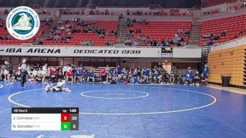 132 lbs Rr Rnd 2 - Jayce Caviness, Bixby High School vs Noah Gonzalez, St Pius X