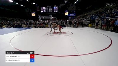 132 lbs Cons 16 #1 - Cooper Williams, WA vs Caeleb Hutchinson, KS