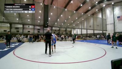 Junior Boys FS - 132 lbs 5th Place Match - Roman Zelenka, CA vs Peyton Hernandez, WA