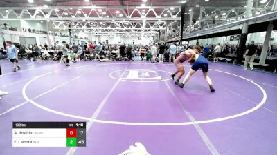 192 lbs Rr Rnd 2 - Amin Ibrahim, Brawler Elite vs Franco Lattore, PA Alliance HS