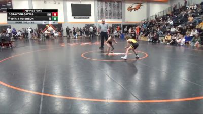 66 lbs Semifinal - Grayden Gattas, Hawkeye Wrestling Academy vs Wyatt Peterson, DC Elite