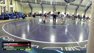 141 lbs Cons. Round 2 - Justin Holly, Buffalo-unattached vs Jacob Brenneman, Unattached