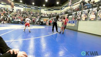 75 lbs Quarterfinal - Clay Blankenship, Mustang Bronco Wrestling Club vs Jameson Se, F-5 Grappling