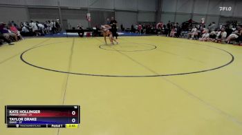 100 lbs Round 3 (8 Team) - Kate Hollinger, Pennsylvania vs Taylor Drake, Idaho