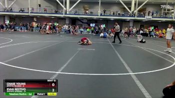 88 lbs Round 3 (10 Team) - Evan Restivo, Upstate Uprising vs Chase Young, Bitetto Trained