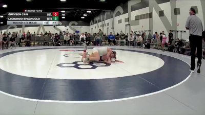 95 lbs Round 1 (6 Team) - Leonardo Spagnuolo, Ruthless Wrestling Club vs Greyson Cain, Indiana Outlaws